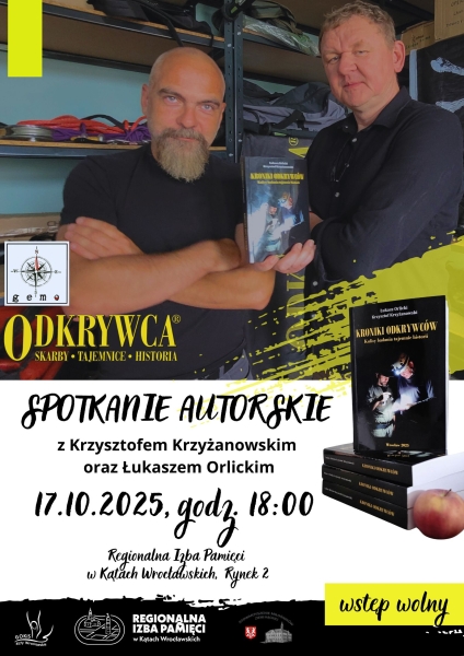 Spotkanie autorskie z Krzysztofem Krzyżanowskim oraz Łukaszem Orlickim
