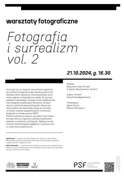 Warsztaty ,,Fotografia i surrealizm" vol. 2